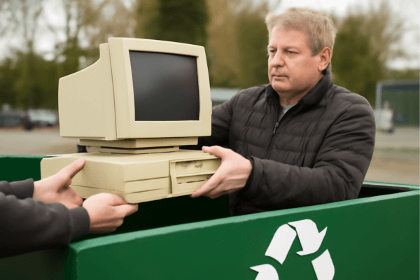 oude computer inleveren particulier